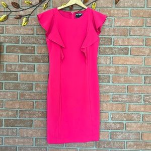 Lord and Taylor sheath dress in fuchsia size 0